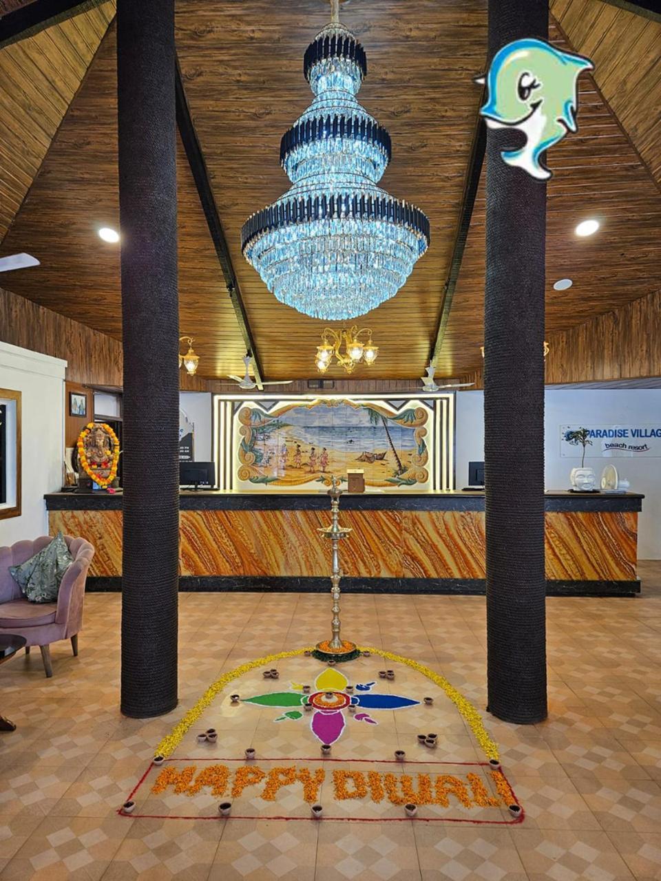 Paradise Village Beach Resort Calangute Exterior foto